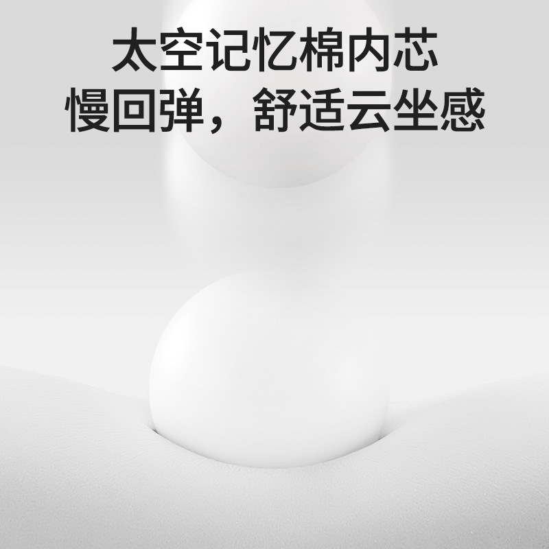 低反発クッションオフィスチェアクッションお尻の痛みを防ぐ座りがちな学生教室スツールシートクッションお尻クッション|undefined