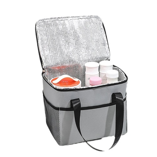 Cross-border hot selling portable large thermal insulation ice bag Oxford cloth portable shoulder lunch bag lunch box bag outdoor picnic bag