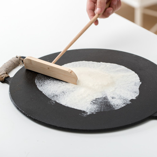 Frying Pan Press Kitchen Cart for Cooking Pancake Wraps Household Baking Tools for Making Mixed Grain Pancakes Scraper Bamboo Pancake Spatula