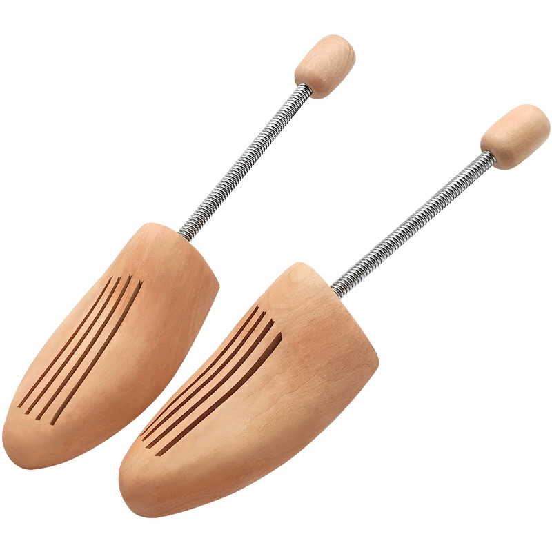 Spring Wooden Shoe Trees Zou Zou, Adjustable Shoe Support for Leather Shoes, EU 35–46