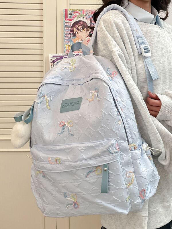 ランドセル日本高価値ガールバックパック小学生女性大容量カジュアルオールマッチナイロンスクールバックパック|undefined