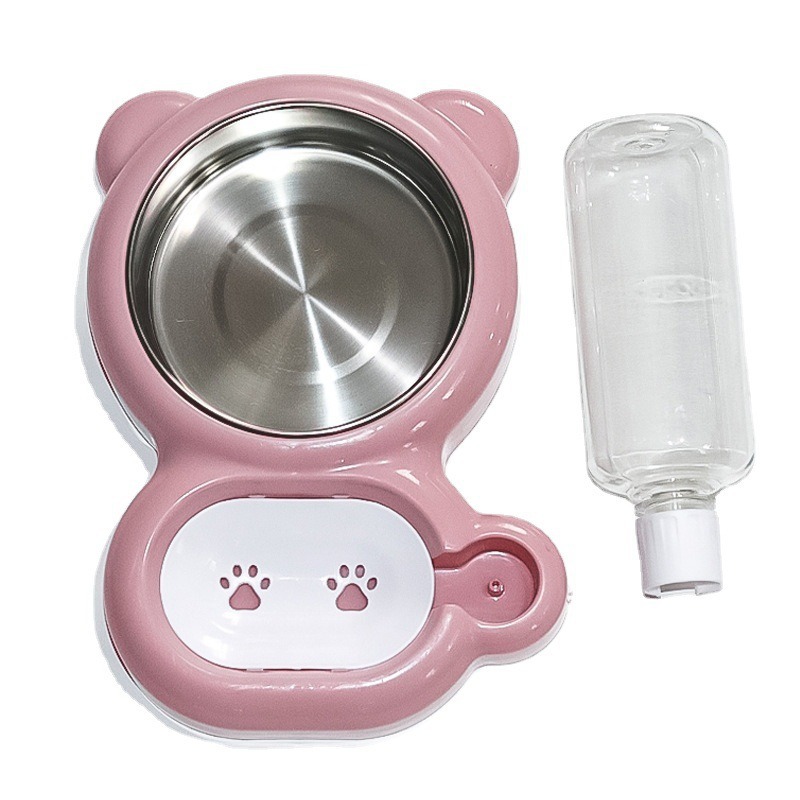 Tazón para gatos, doble tazón, 2 en uno, alimentación de agua potable, tazón para mascotas, tazón para perros, tazón para perros, tazón para gatos, tazón para perros