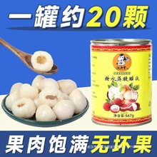权焠帮荔枝罐头商用整箱 杨梅荔枝饮专用糖水荔枝果肉颗粒批发