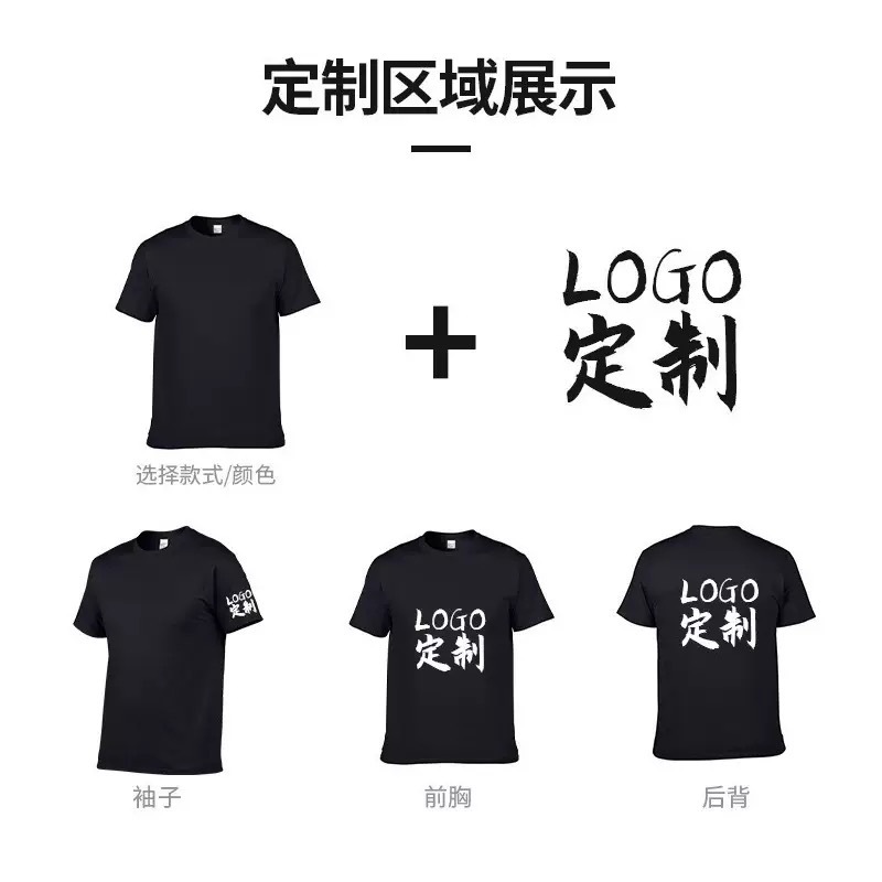 外国貿易速乾服tシャツカスタム印字ロゴ丸首半袖作業服広告シャツマラソン全身|undefined