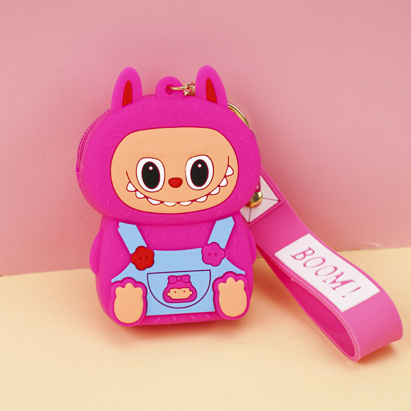 メーカーが生産するネズミ駆除パイオニアラブブキーホルダーペンダントシリコンバッグかわいい子供用小銭入れ|undefined