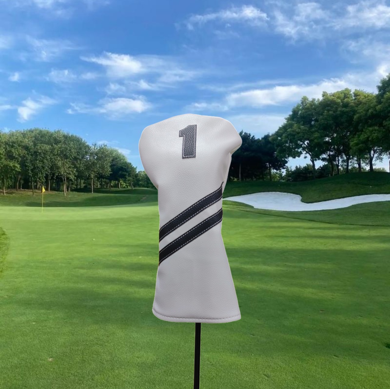 흰색 나무 기둥 커버(1호)