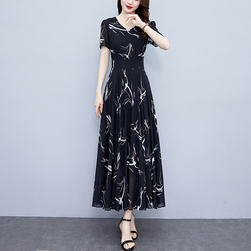 Summer elegant shiffon dress