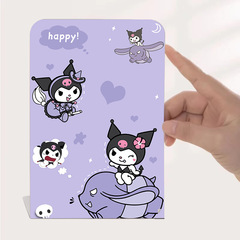 Upgraded Thick Large Creative Simple Colorful Metal Book Stand, Teenage Cartoon Book Saver with Positive Energy Quotes Book Stand