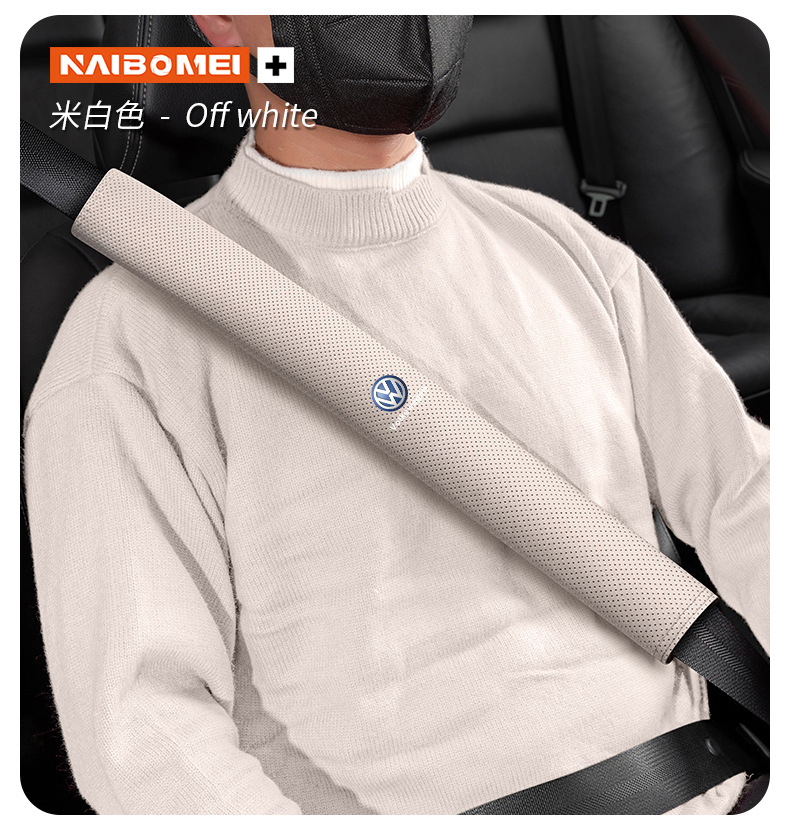 Car Seat Belt Shoulder Cover 38/50cm Extended Anti-Wear Clothing Large Truck Safety Belt Protective Cover Decoration
