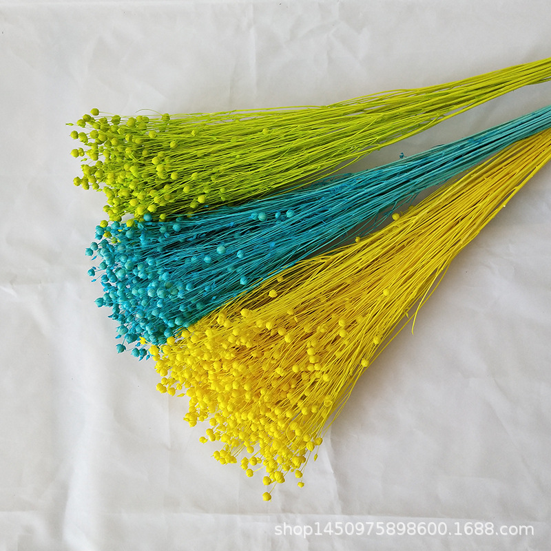 Xiangsi frijol ramo de flores secas flor bricolaje rojo rico Lino frijol decoración del hogar Yunnan artesanía regalo al por mayor