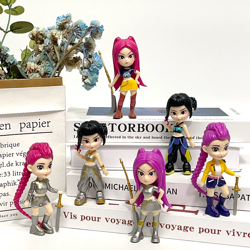 Фигурка-слепой бокс: популярная K-Pop коллекция охотников за ведьм, Мира Люми, увеличенная голова, Q-версия, ручная модель, модная кукла-брелок