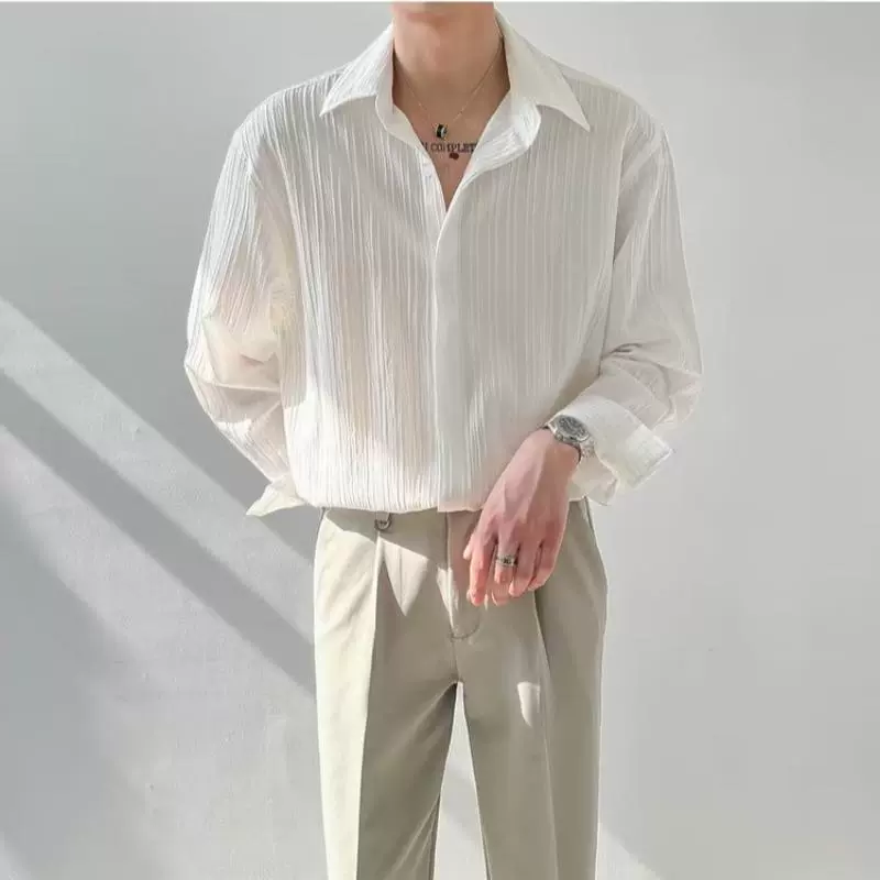 Стильная премиум-рубашка Trend shirt в корейском стиле, бренд , элегантная повседневная вещь