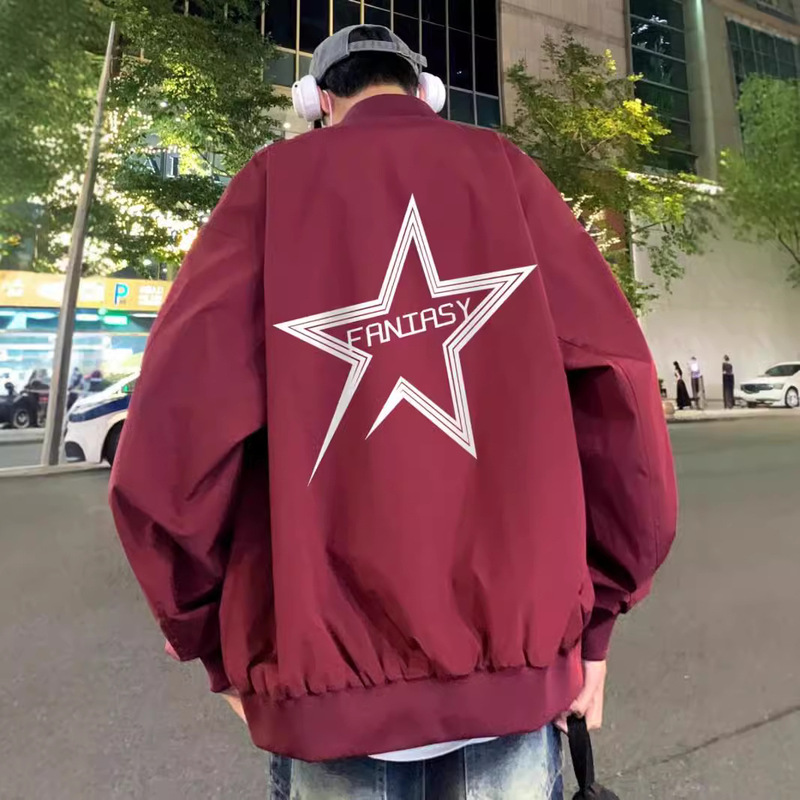 NASA American Functional Baseball Suit Jacket Men's Spring Autumn and Winter New Casual Aviator Jacket Fashion Brand Premium Sense