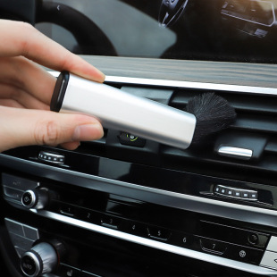 Car air conditioning air outlet cleaning brush instrument panel seam soft hair dust removal brush cleaning retractable brush