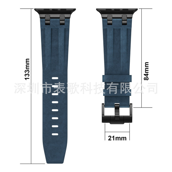 Apple S11 watch strap Crazy Horse belt suitable for Apple iwatch10…