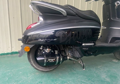 Exhaust pipe: 150 front section tail section - django-django150-set-of-ten