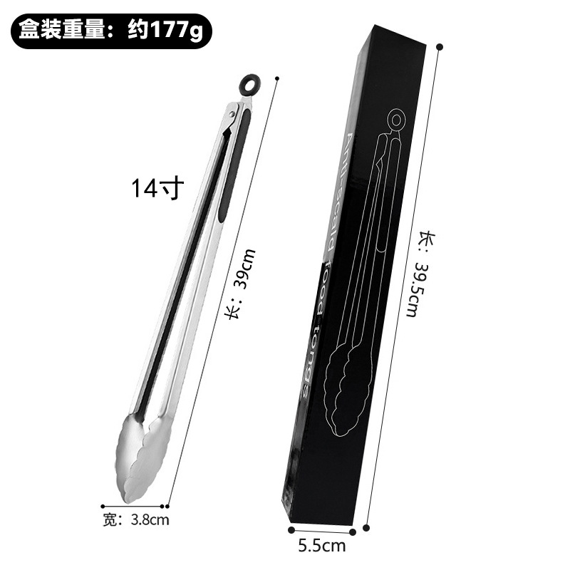 Clip de comida Clip de comida antideslizante de acero inoxidable Clip de bistec Clip de barbacoa Clip anti-escaldado Clip para hornear FCM resistente a altas temperaturas