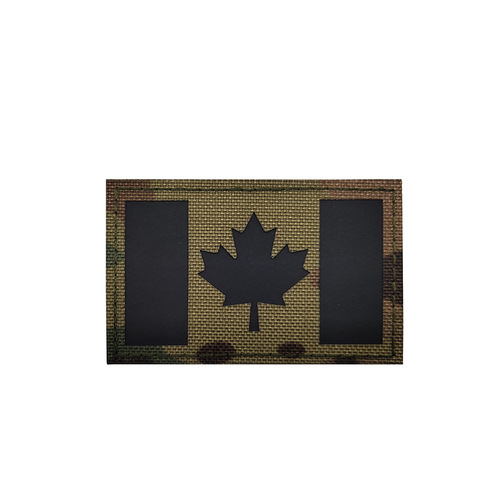Tai Feng Canadian Flag Reflective IR Velcro Badge Maple Leaf Flag Tactical Morale Badge Luminous Engraved Cloth Sticker