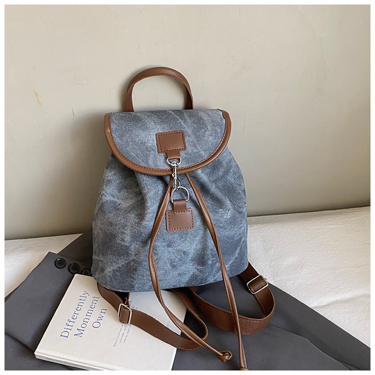 Gran capacidad de viento británico 2025, simple otoño nuevo estilo de textura casual de moda viaje viaje viaje mochila