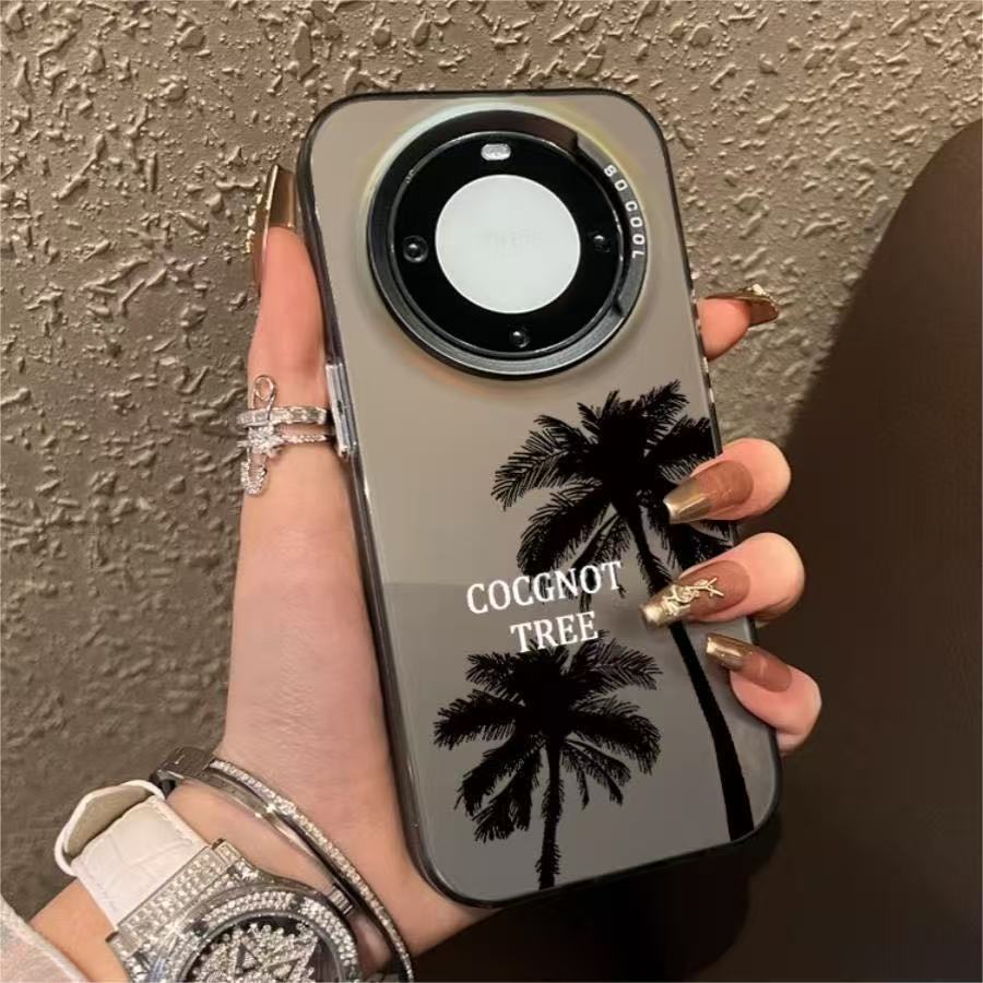 Cáscara plateada de color-negro-coco transfronterizo YUH678