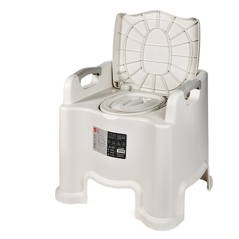 Mobile toilet for the elderly toilet chair spittoon thickened deodorant pregnant women portable urinal basin manufacturer