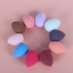 深圳美妝蛋 乾濕兩用親水性非乳膠水滴葫蘆斜切彩妝蛋不吃粉