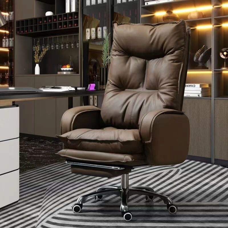 Boss Chair, Home Office Chair, Comfortable for Long Sitting, Reclining Computer Chair, Desk Chair with Backrest, Swivel Chair, Business Sofa Chair Boss Chair, Home Office Chair, Comfortable for Long Sitting, Reclining Computer Chair, Desk Chair with Backrest, Swivel Chair, Business Sofa Chair