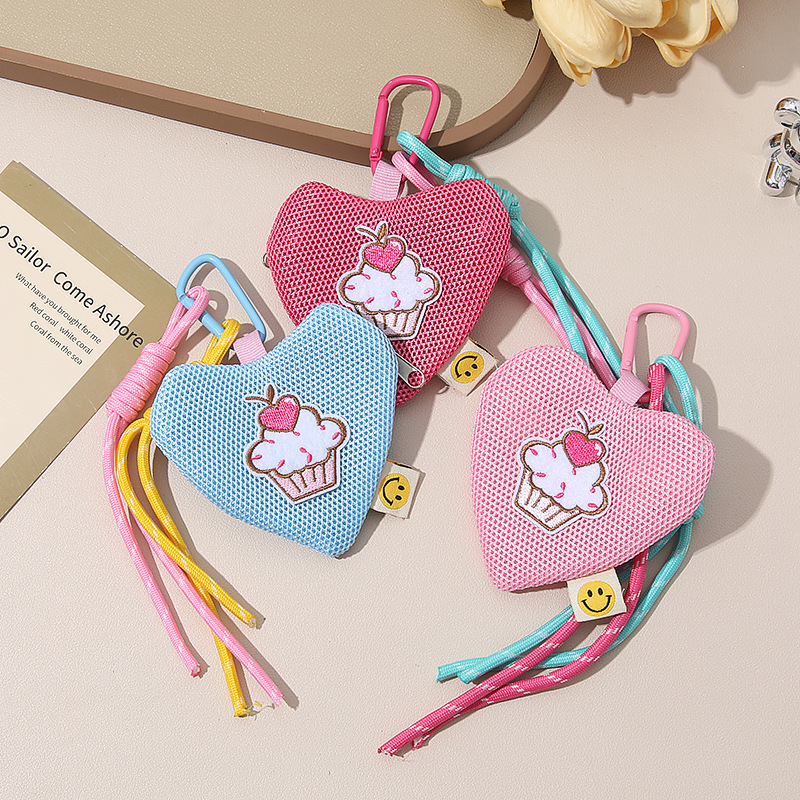 Spring New Style Girls Ladylike Colorfulful Cotton-Filled Heart Hand-Knotted Duckbill Clip Girls Cute Small Bag Coin Purse Spring New Style Girls Ladylike Colorfulful Cotton-Filled Heart Hand-Knotted Duckbill Clip Girls Cute Small Bag Coin Purse
