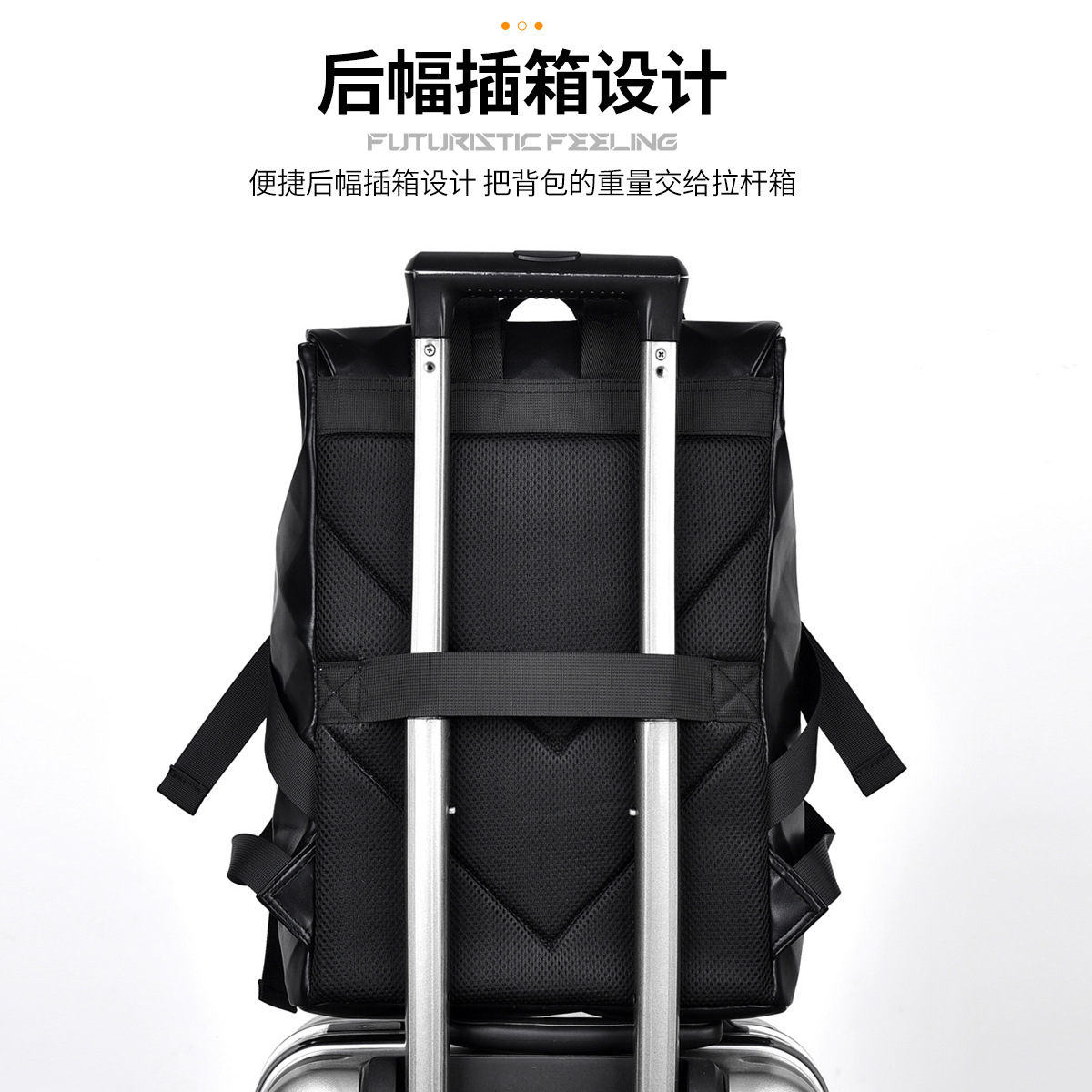 Nuevo bolso para hombres mochila de Negocios lingge mochila universitaria simple y de moda mochila de viaje de alta gama