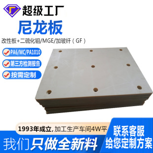 Spot Fiber-Added Pa66 Anti-Static Plastic Sheet Modified Rare Earth Oil-Containing Nylon Lining Mc Cast Nylon Sheet