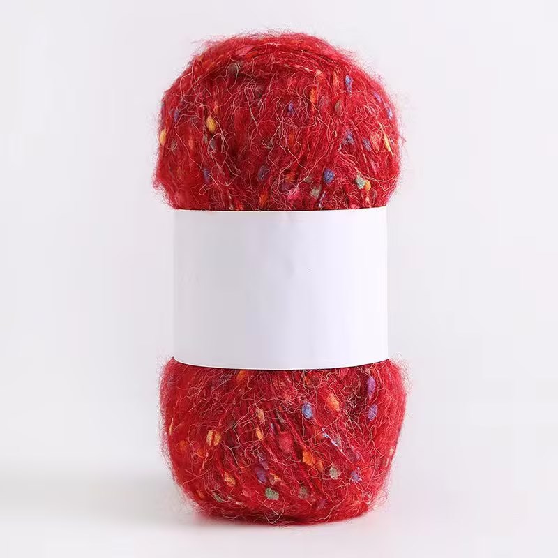 Doudou hilo hilo de bufanda hilo de lana punto de color mohael hilo tejido a mano diy arco iris tenis de mesa hilo mixto hilo de punto de pareja