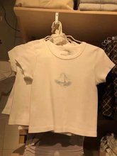FJBF1021   22年夏新款BM风小帆船印花图案T恤 圆领短袖 女棉