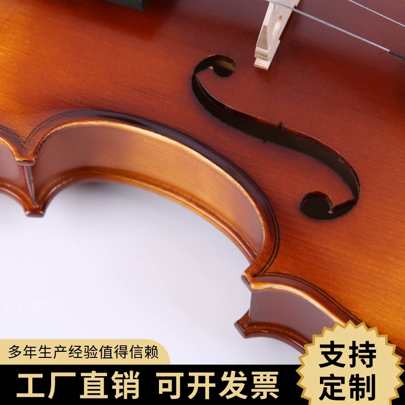 Скрипка из натурального дерева, как violina для начинающих, практика для детей и взрослых, ручной работы, оптом