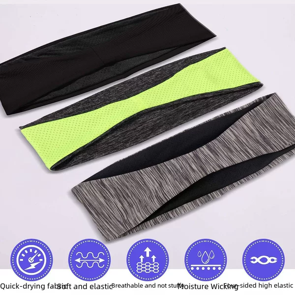 Sports Sweat Absorbing Headband Running Fitness Headband Headband Headband New Basketball Men's and Women's Spring and Summer Sports Headband