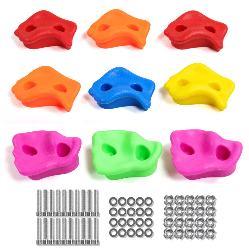 Children's Climbing Wall Climbing Rock Home Indoor Outdoor Plastic Climbing Rock Set Customization
