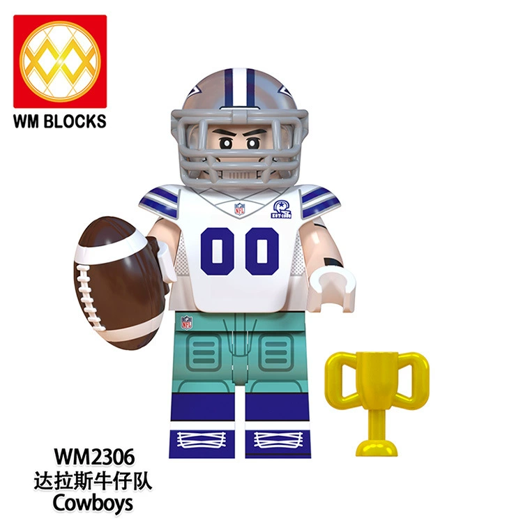 WM 6133 серия Rugby, детский собранный набор строительных блоков и плиток, игрушки в сумке, смешанная партия 2303-2310