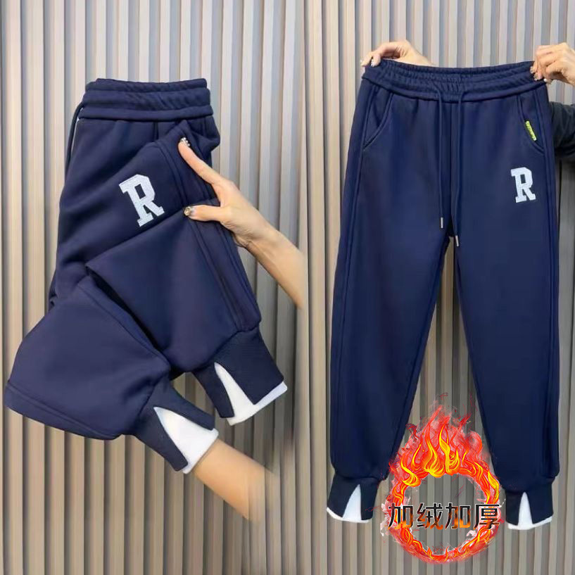 네이비 기모 모델