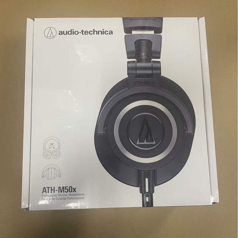 Audio-Technica Ath-M50X Bk Professional Over-Ear Fully Enclosed Hif Headphones