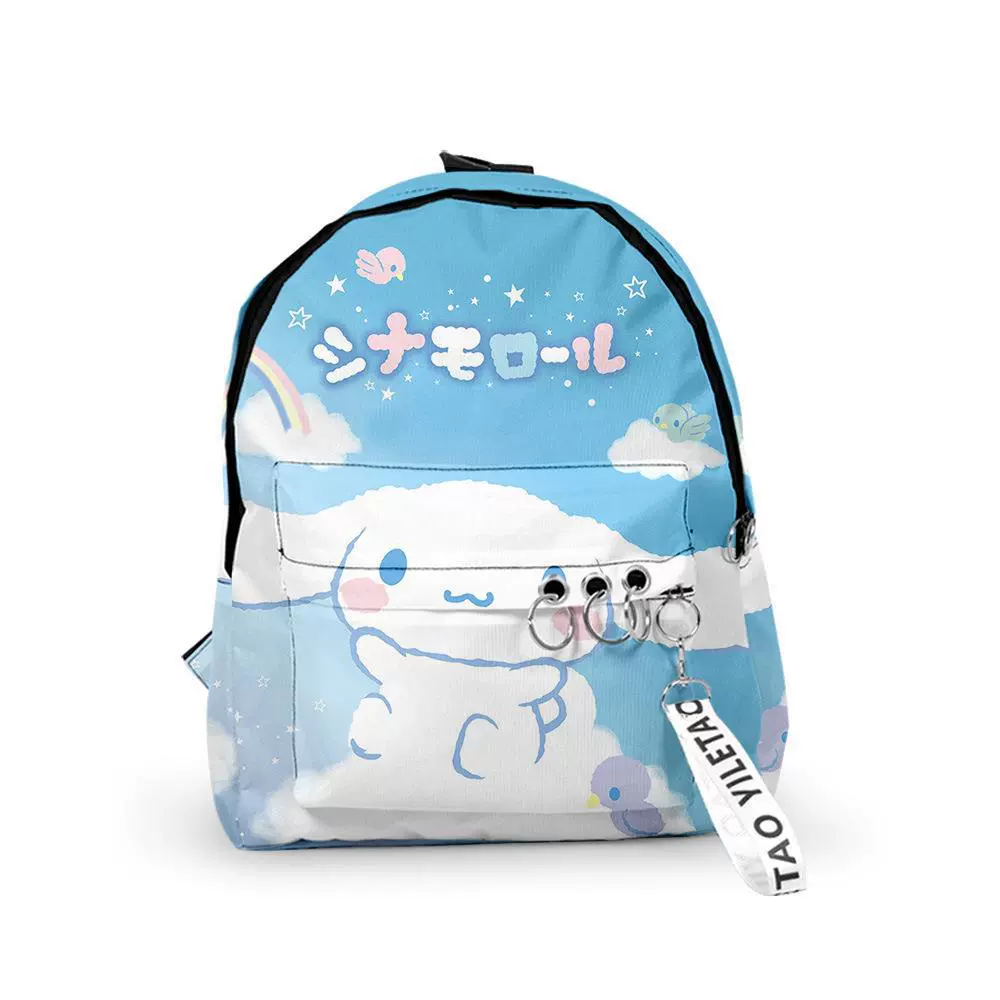 Sanrio, школьный рюкзак для мужчин и женщин, 3D, Cinnamoroll