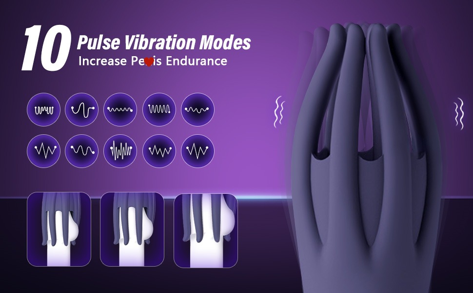360° Prostate Massager with 10 Vibration Modes and Button Control — detail image 4