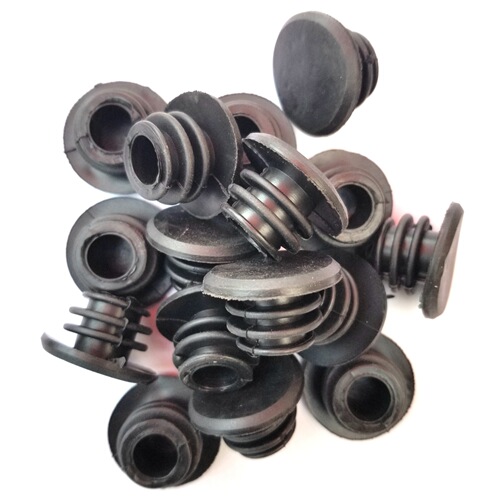 Bicycle handlebar plug, mountain bike rubber handlebar plug, locked handlebar plug, handlebar plug, rubber plug plug