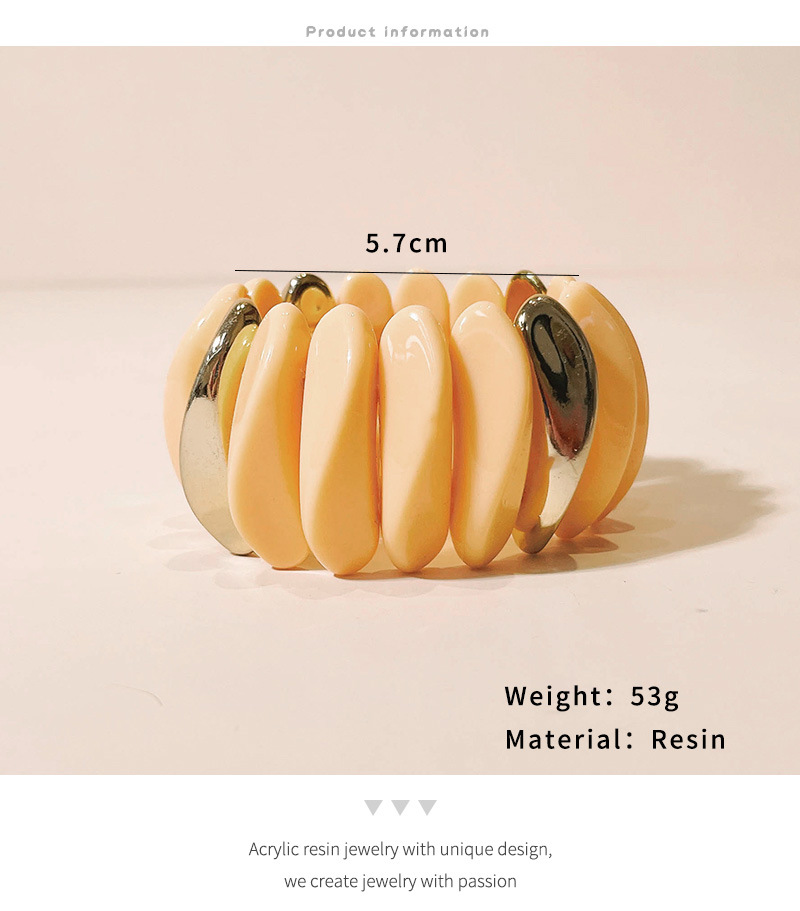 56g Weight Simple Style Geometric Acrylic Beaded Bracelets Wholesale