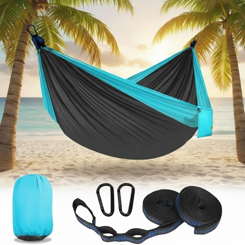 Hammock Single/Double Anti-Mosquito Hammock Parachute Fabric Cross-Border Outdoor Camping Supplies Automatic Quick-Open Mosquito Net Hammock Hammock Single/Double Anti-Mosquito Hammock Parachute Fabric Cross-Border Outdoor Camping Supplies Automatic Quick-Open Mosquito Net Hammock