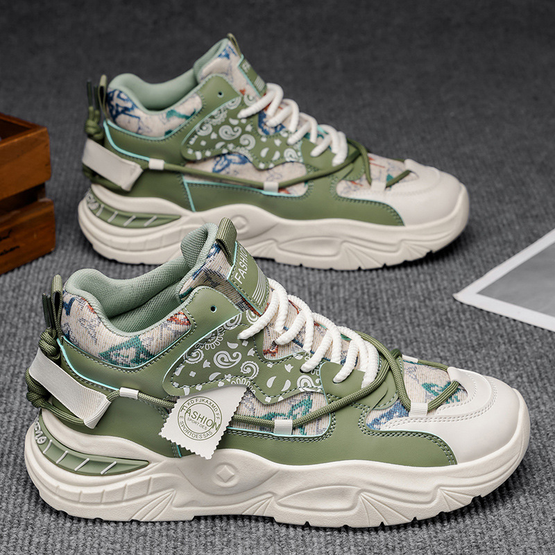 Zapatos de hombre 2026 nueva primavera juvenil casual zapatos deportivos de carreras estudiantes de suela gruesa antideslizante zapatos de moda para hombre