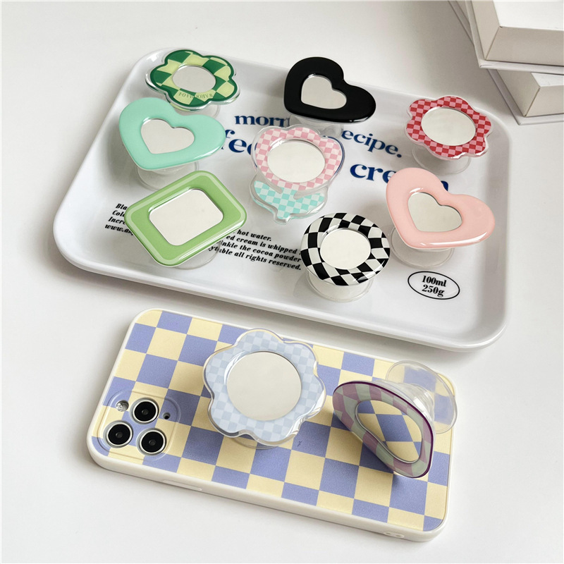 20g Weight Airbag Bracket Classification Acrylic Material Heart Shape, Flower Pattern Cute Style Heart Shape Flower Acrylic Cute Airbag Bracket 5