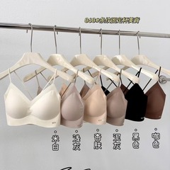 868春夏新款一片式無痕露背抹胸女無鋼圈聚攏美背性感固定杯文胸