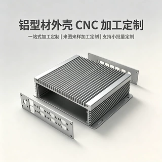 源头工厂定制工控主机铝型材外壳信号放大控制器铝壳 CNC加工