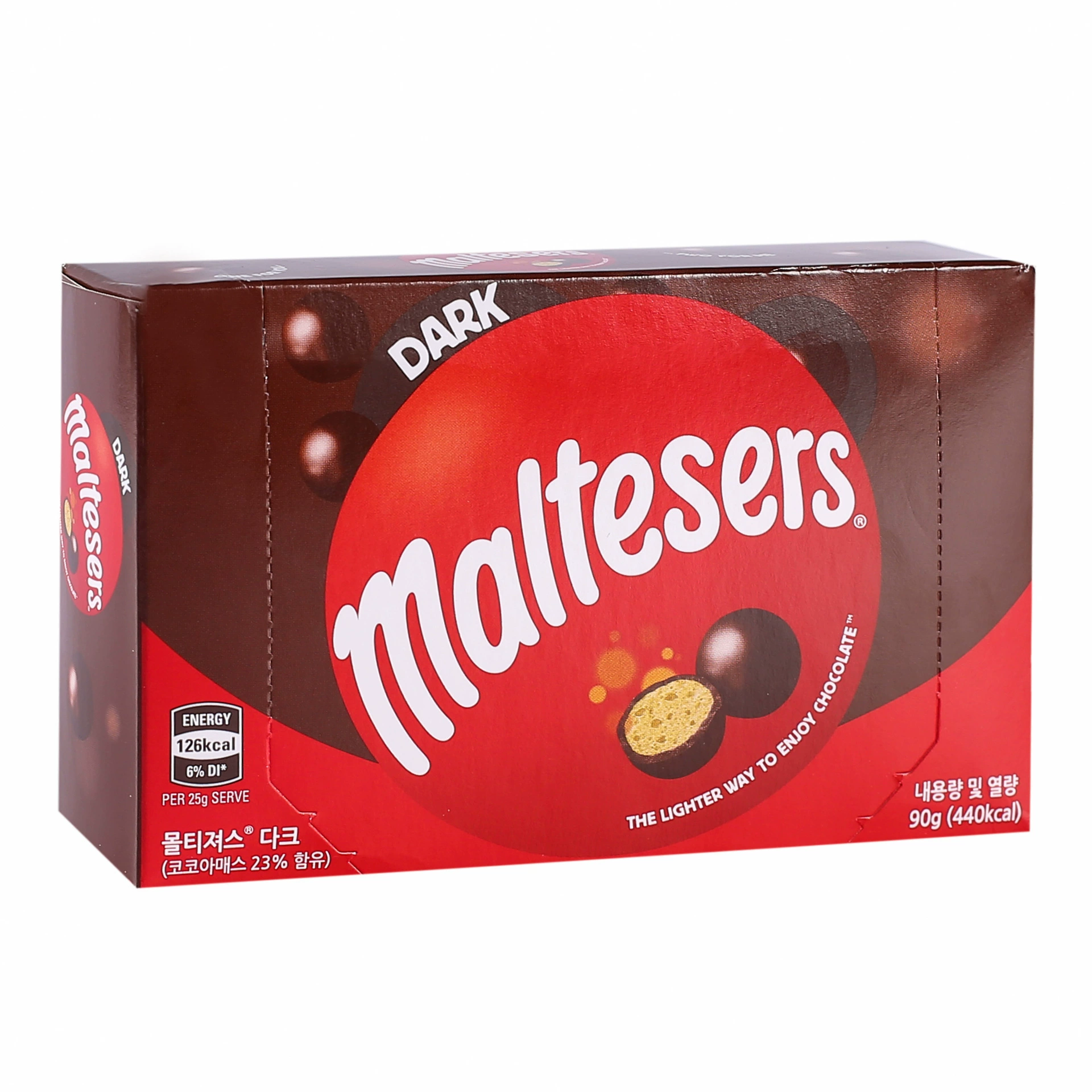 Шоколадные конфеты Maltesers коробка 90 г — молочные или тёмные хрустящие шарики (импорт из Австралии)