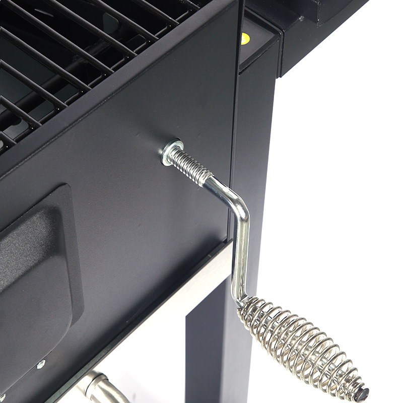 Suministro directo de fábrica Parrilla de barbacoa al aire libre gran patio cuadrado Parrilla de barbacoa de carbón al aire libre sin humo barbacoa Parrilla de carbono