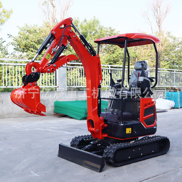 出口18型小型挖掘机履带式液压传动小挖机土方建筑工程履带小挖机